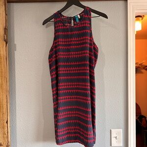 Red Sleeveless Halter Dress for Cocktail